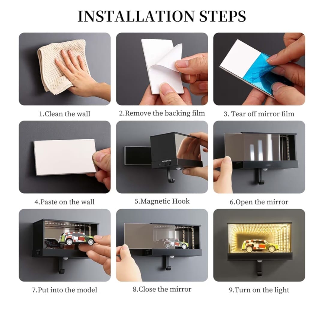 Infinity Keychain Holder – Creative and Effortless Key Organizer for Cars, Homes, and Offices