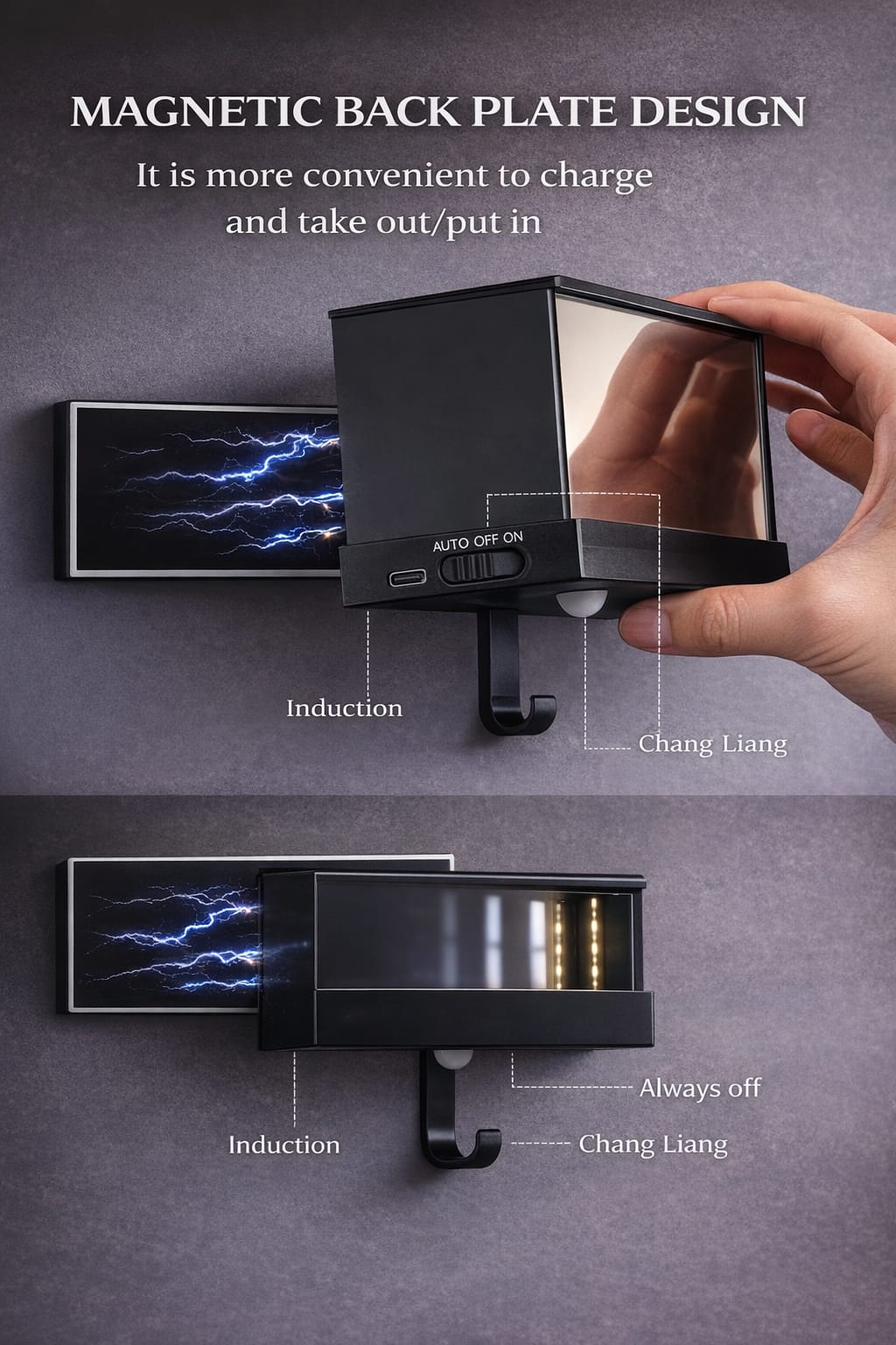 Infinity Keychain Holder – Creative and Effortless Key Organizer for Cars, Homes, and Offices